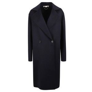 Stella Mccartney Double-Breasted Black Wool Coat - NWT